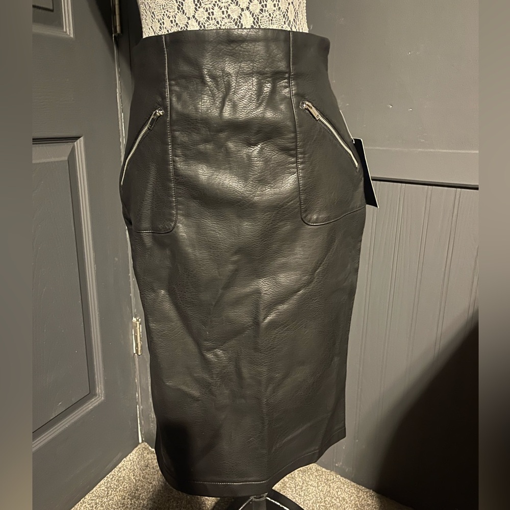 Black Leather skirt